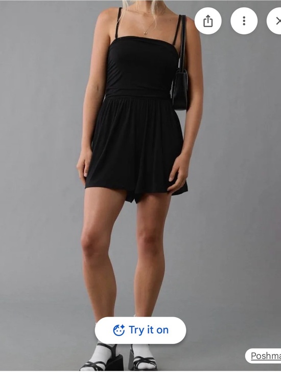 American Eagle Outfitters Other - AE Women's Strapless Ruched Romper